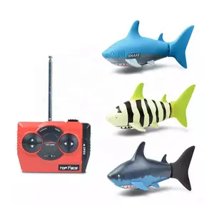 Mini télécommande électronique RC 3010 3CH, requin, poisson, eau, jouets de natation pour enfants