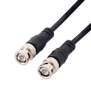 <span class=keywords><strong>6</strong></span> pulgadas 75 Ohm <span class=keywords><strong>RG</strong></span> 59 <span class=keywords><strong>U</strong></span> BNC macho <span class=keywords><strong>Cable</strong></span> <span class=keywords><strong>Coaxial</strong></span> chaqueta de PVC para altavoz micrófono Monitor proyector aplicaciones informáticas - Product Image 1