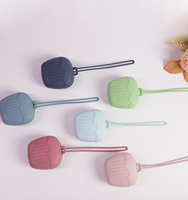 Organisateur de sucettes en silicone portable sans BPA avec cordon, chaîne de clip pour tétine, sucette en silicone pour bébé, sac à sucette pour bébé