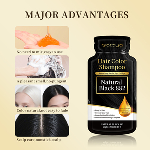 Tinte Permanente Profesional para <span class=keywords><strong>el</strong></span> Cabello en Crema, 12 Colores Herbales, Champú de Coloración Rápida para Todo Tipo de Cabello, Material Plástico - Product Image 4