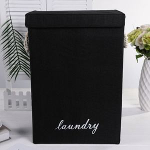 Bathroom Storage <b>Box</b> Modern Design Storage <b>Box</b> Hollow Cardboard Storage <b>Box</b> Dirty Clothes Basket Fabric Foldable Storage <b>Box</b> - Product Image 4