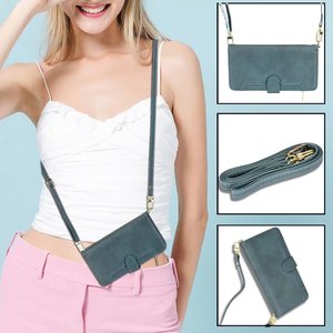 Funda de cuero PU con cierre de cremallera para Samsung <span class=keywords><strong>Galaxy</strong></span> <span class=keywords><strong>A22</strong></span> 4G/ <span class=keywords><strong>M22</strong></span> 4G - Product Image 5