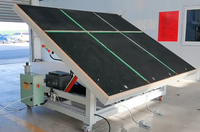 Table de chargement inclinable à 90 degrés pour verre isolant, machine de découpe de verre manuelle à flotteur d'air de précision