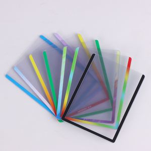 Dày nhựa TOP loader giao dịch chủ rõ ràng cứng nhắc Thẻ Tay Áo bóng chày Yugioh màu biên giới liền mạch Top loader - Product Image 1