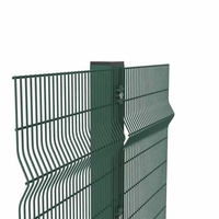 Panneaux de clôture en treillis métallique anti-escalade 358 haute sécurité pour l'Afrique du Sud, 2,7 m, portail de prison, cadre en fer PVC galvanisé, clôture de sécurité