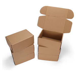 Petites boîtes d'expédition - lot de 50 boîtes d'emballage pour colis pour petites entreprises, boîtes en carton pour bijoux, cadeaux, bandes dessinées, en vrac - Product Image 2