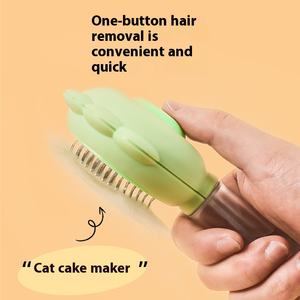 Peine de Masaje con <span class=keywords><strong>Spray</strong></span> Limpiador para Gatos, Recargable, Ecológico y Antipulgas, Eliminación de Pelo Flotante con un Solo Botón, Suministros de Aseo para Mascotas - Product Image 2