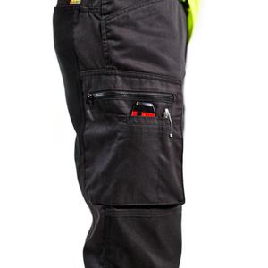 BLAKLADER - 155118119933D128 Hi-Vis <b>trousers</b> <b>stretch</b> <b>Black</b>/Yellow - EAN 7330509889015 HI-VIS WORKWEAR - Product Image 4