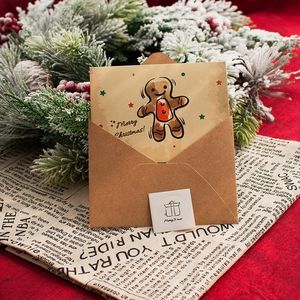Ensemble de cartes de vœux de Noël rétro-<span class=keywords><strong>Meilleurs</strong></span> <span class=keywords><strong>voeux</strong></span> pour les propositions d'affaires la veille de Noël-Cartes de vœux festives simples - Product Image 5