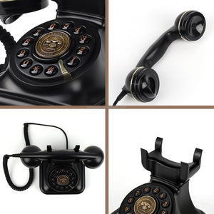 Teléfono Fijo Antiguo de Estilo Clásico, Teléfono con Cable Vintage Europeo para Oficina, Habitación de Hotel, Línea Fija Europea - Product Image 3