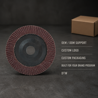 Disque à lamelles abrasif industriel OEM pour meuleuse d'angle 125 mm, finition nitride turbo, accessoire de meulage de métal