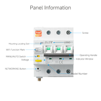 Disjoncteur miniature intelligent Tuya Wifi EAST 3P 100A 3P 400V