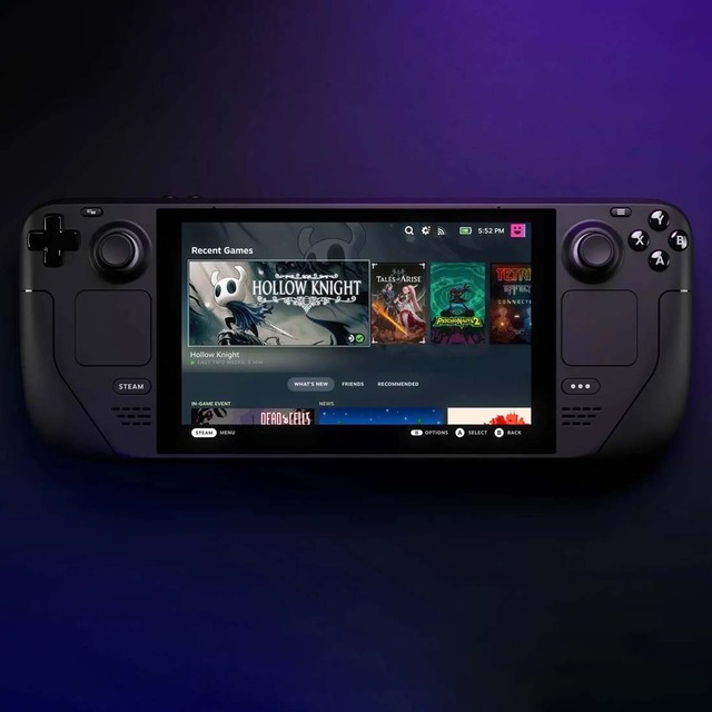 Steam Deck Handheld Gaming Console With Carring case 1280 X 800 LCD Display Bundle Silicone 512GB 7.4 Inch
