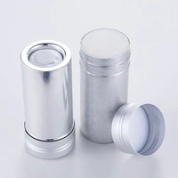 Tube en aluminium vide pour bâton de cire capillaire, 40*90mm, 75ml, fabrication en usine
