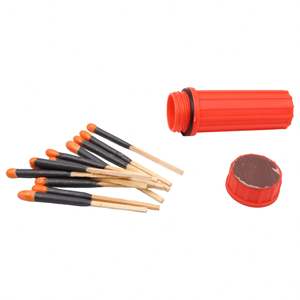 Cajas de cerillas ligeras Baiyuheng con logotipo personalizado, pulsera de supervivencia portátil para exteriores - Product Image 1