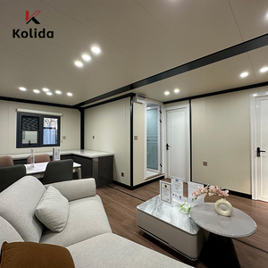 Casa Contenedor de Acero Impermeable Kolida de 40/30 Pies, Expandible, Aislada, Plegable, Prefabricada, para Vivienda/Trabajo y Retiro Rústico - Product Image 5