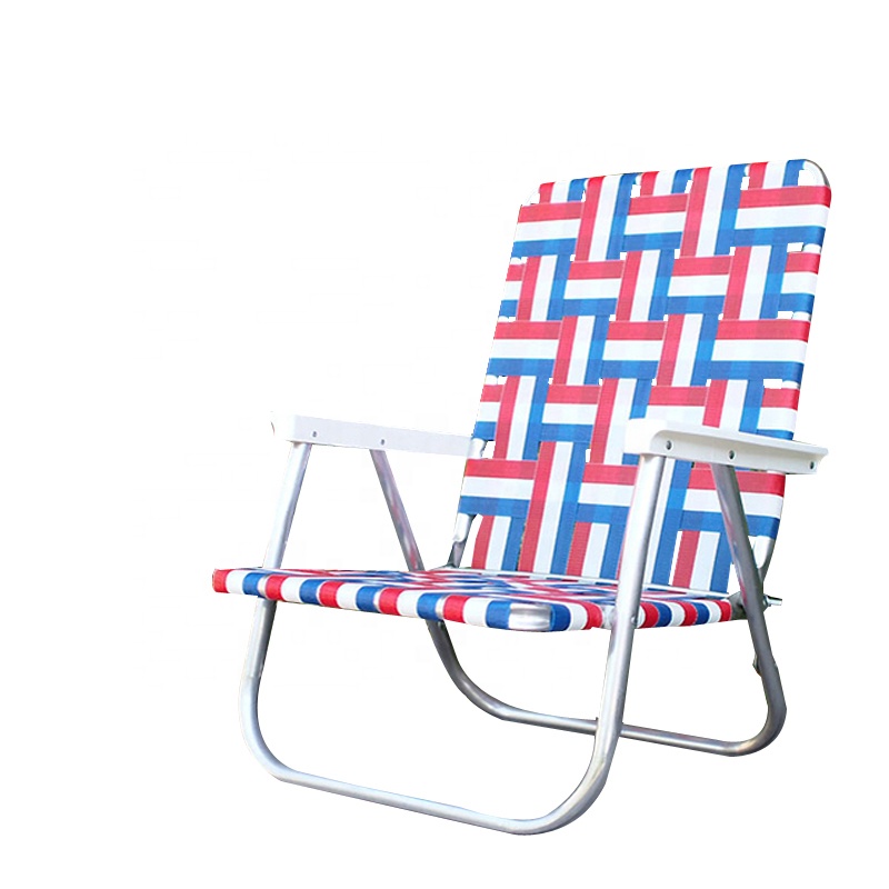 Новинка 2021, алюминиевый стул для газона с брендингом клиента из США