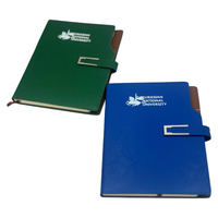 Carnet de notes personnalisé de haute qualité pour le bureau, ligné, imprimé, en cuir PU, couverture rigide, format A5 A6, avec logo