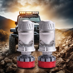 Sanvi New LED Headlight P100 <b>H4</b> Mini Small Lens LED Lens Projector Mini White Mini Headlamp Factory for BMW Honda Audi Nissan - Product Image 6