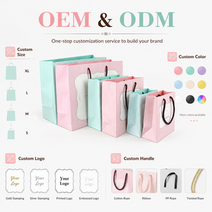 Best Seller Custom Logo Striped Paper Gift Boxes Durable Eco-Friendly Paper Bags with Thick Material for Apparel Packaging - Product Image 4