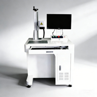 Machine de marquage laser pour la fabrication de batteries, fibre optique 30W 50W 100W, utilisation industrielle stable, poste de travail personnalisable, ISO CE, Styler