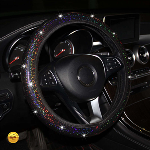 <span class=keywords><strong>Funda</strong></span> <span class=keywords><strong>protectora</strong></span> Universal <span class=keywords><strong>para</strong></span> <span class=keywords><strong>volante</strong></span> de coche, accesorio ostentoso de 37-38cm, <span class=keywords><strong>para</strong></span> mujeres y niñas - Product Image 2