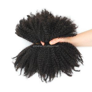 Kama 100% handmade 50 gam số lượng lớn Brazil phần mở rộng tóc 4C afro kinky Trinh Nữ nhân tóc bó <span class=keywords><strong>Curl</strong></span> dreadlocks bím tóc xoắn - Product Image 2