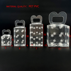 Gấp <span class=keywords><strong>Acetate</strong></span> rõ ràng rPet PVC hộp trong suốt gấp hộp nhựa cho nến Ngày Valentine hộp vật nuôi - Product Image 4