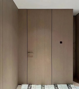 <span class=keywords><strong>Porte</strong></span> intérieure invisible sans cadre, design grille en <span class=keywords><strong>bois</strong></span>, portes cachées - Product Image 6