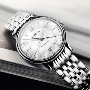 Per LOBINNI Custom <span class=keywords><strong>orologi</strong></span> da polso <span class=keywords><strong>automatici</strong></span> di lusso per ragazze da donna in acciaio inox Design Miyota resistente all'acqua di vendita calda - Product Image 5