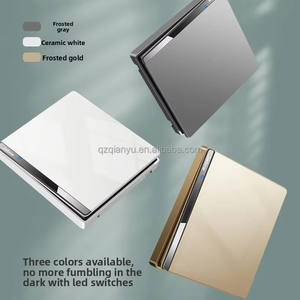 Interruptor de luz sin marco Sensation, panel de suministros eléctricos, interruptor de pared, toma de corriente con tira electrochapada, interruptor eléctrico de pared - Product Image 4