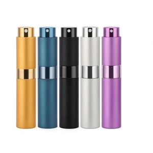 Wholesale Travel Portable <b>Mini</b> 10ml Colorful Twist Aluminum Refillable Perfume Atomizer <b>Bottle</b> - Product Image 1