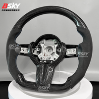 Pour BMW M2 M3 M4 M5 M6 X5M F30 F10 F20 F35 F22 F18 F07 F01 F15 F85 E90 E92 E46 Style Sport Volant En Fiber De Carbone