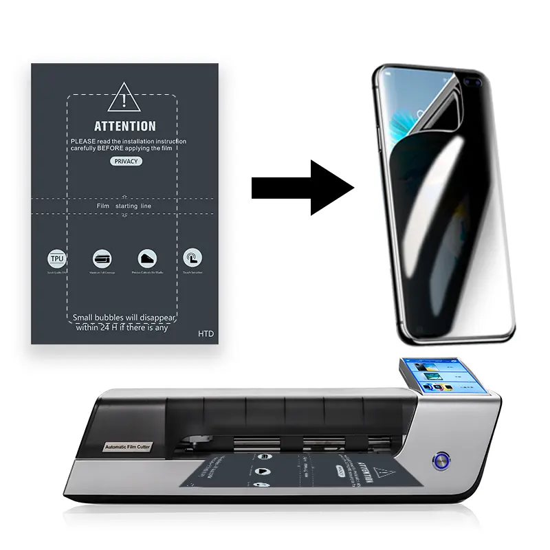 Factory OEM Make Mobile Phone TPU Back Skin Protective Film Cutter Screen Protector Cutting Machine for Hydrogel Film