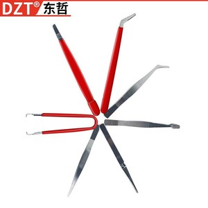 Dzt Tweezers Set 7 Pcs <b>Precision</b> <b>Tools</b> For Electronics Repair And Mobile Phone Assembly - Product Image 2