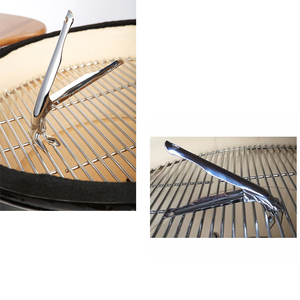 Lève-grille résistant à la chaleur avec poignée antidérapante, outil universel robuste <span class=keywords><strong>pour</strong></span> grilles en acier inoxydable, barbecue au charbon <span class=keywords><strong>de</strong></span> bois facile à utiliser - Product Image 3