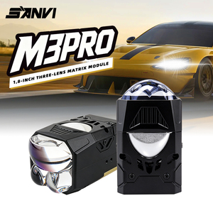 Factory Price SANVI M3PRO 1.8" Matrix LED <b>Projector</b> Lens 60W High Power Bi LED Module for Auto <b>Lights</b> - Product Image 1
