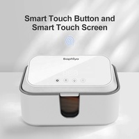 Chauffe-lingettes électronique pour bébé avec lumière LED changeante et fenêtre de visualisation, sans BPA, 15W, 220-240V
