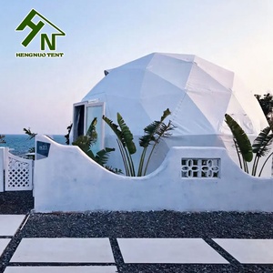 Khung Thép Mạ Kẽm Ngoài Trời Tùy Chỉnh Lều Vòm Sang Trọng Phong Cách Địa Lý Cho Khu Cắm Trại - Product Image 4