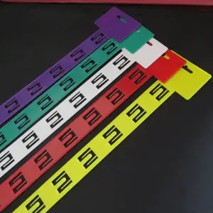 Échantillon gratuit Offre spéciale Supermarché affichage suspendu coloré clip d'injection bande plastique