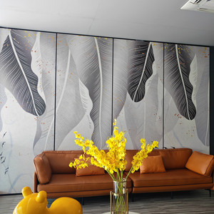 ผนังกั้นสำเร็จรูปสำหรับโรงงาน ผนังกั้นแบบโมดูลาร์ที่ปรับแต่งได้สำหรับการแบ่งพื้นที่ในบ้านหรือสำนักงาน พร้อมบริการพิมพ์ภาพ - Product Image 2