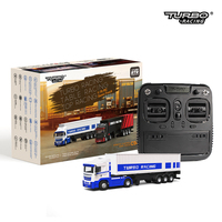 Turbo Racing C50 1/76 Échelle Micro 2.4G Radiocommande Jouet Voiture de course RC Semi-remorque RC