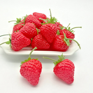 Fausses <span class=keywords><strong>fraises</strong></span> artificielles en plastique simulées - Product Image 3