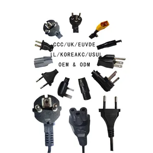 European Standard 16a 250v 3pin Plug To Iec C13 Power Cord Vde3 Prong Power Cord