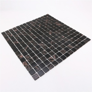 Vente Flash : Mosaïque de Verre Gris et Noir Mixte Populaire pour Salle de Bain et Carreaux de Dosseret de <span class=keywords><strong>Cuisine</strong></span> - Product Image 3