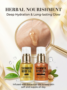 <span class=keywords><strong>Aceite</strong></span> Corporal Brillante, Aceites Hidratantes para la Piel, <span class=keywords><strong>Aceite</strong></span> Portador Nutritivo con Vitamina E para Maquillaje Corporal, Uso Diario - Product Image 4