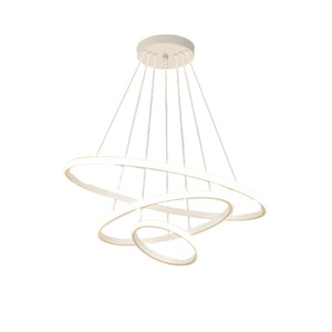 Nordique Moderne Métal Cercle 3 Anneaux Lustres Suspendus Nouveau Design En Aluminium E27 Anneau Led Pendentif Lumière - Product Image 6