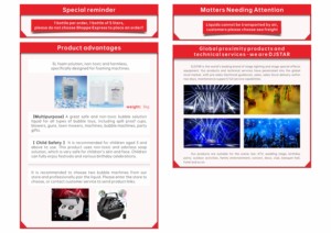 เครื่อง5L ฟองสบู่ไฟฟ้า DMX512พิเศษสำหรับเครื่องทำฟองสบู่บนเวที - Product Image 4