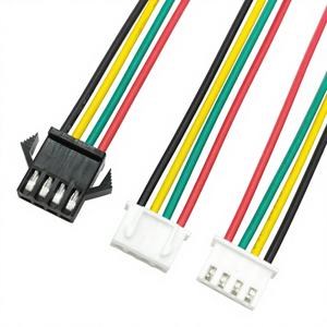 Cable Electrónico JST XH PH Hembra de 2.54mm y 4 Pines a SM 4p con Conductor de Cobre Estañado - Product Image 1
