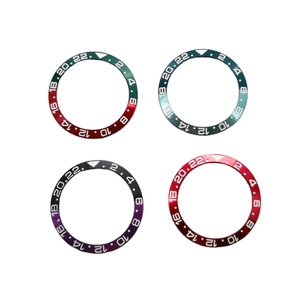 Bisel de Cerámica y Aluminio para Reloj Automático de 40 mm, Compatible con Insertos de 38 mm, Piezas de Relojería, Estilo SUB <span class=keywords><strong>GMT</strong></span>, Gran Venta - Product Image 2